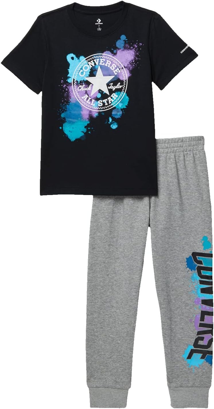 

Детский набор Converse Joggers Set, цвет Dark Grey Heather