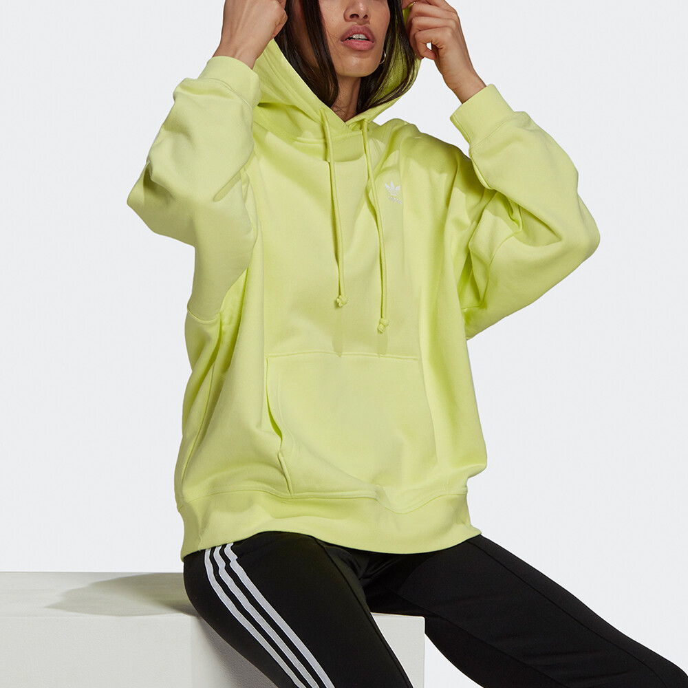 Толстовка женская Adicolor лимонная Adidas Originals — фото 4
