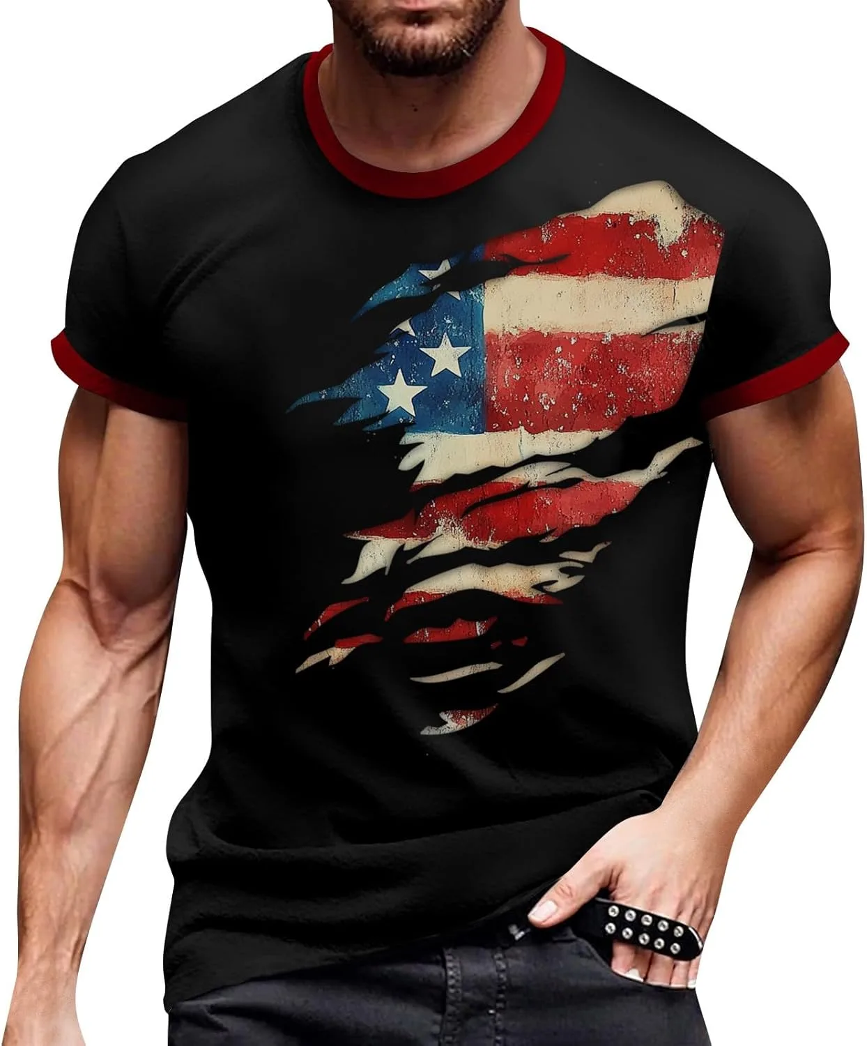 

Футболка Ymosrh мужская Moisture Wicking