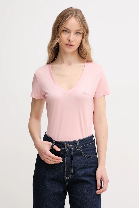 

Футболка Guess, розовый