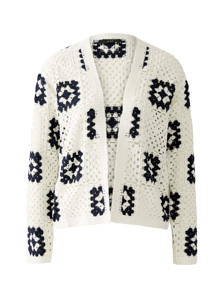 

Кардиган Oui, цвет white blue