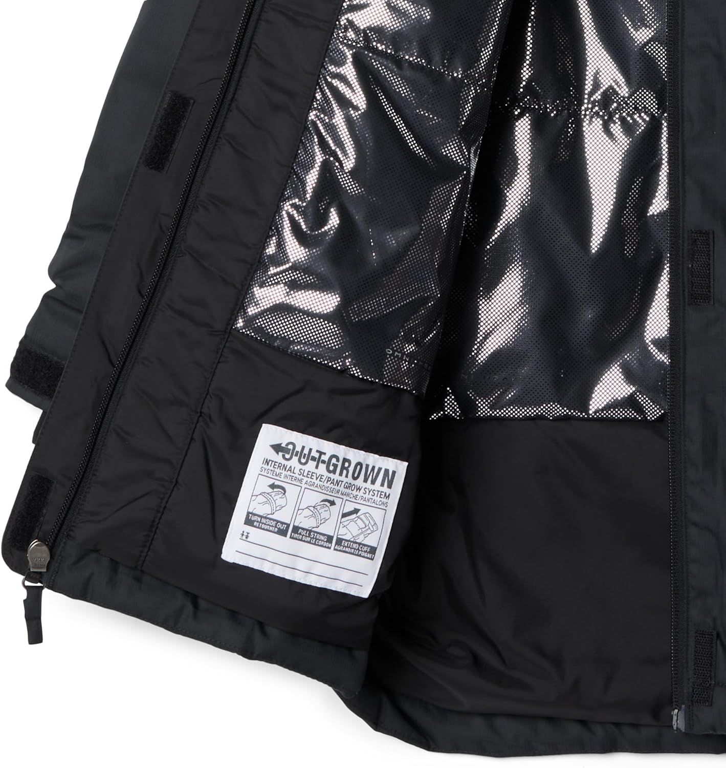 Куртка Columbia Girls' Suttle Mountain Ii Long Insulated, Black — фото 3