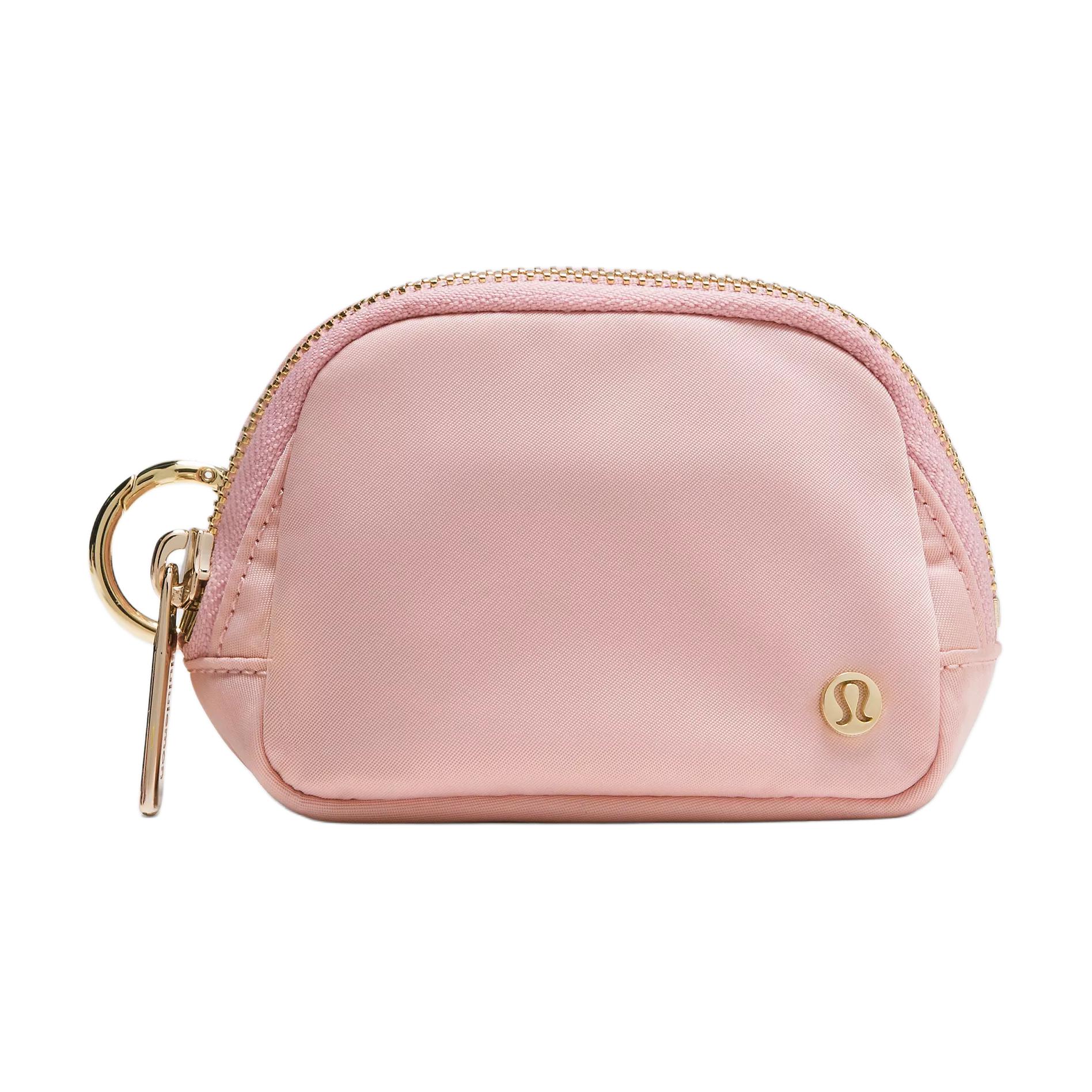 

Lululemon Нейлоновый кошелек для монет унисекс розовый туман, Pink Mist