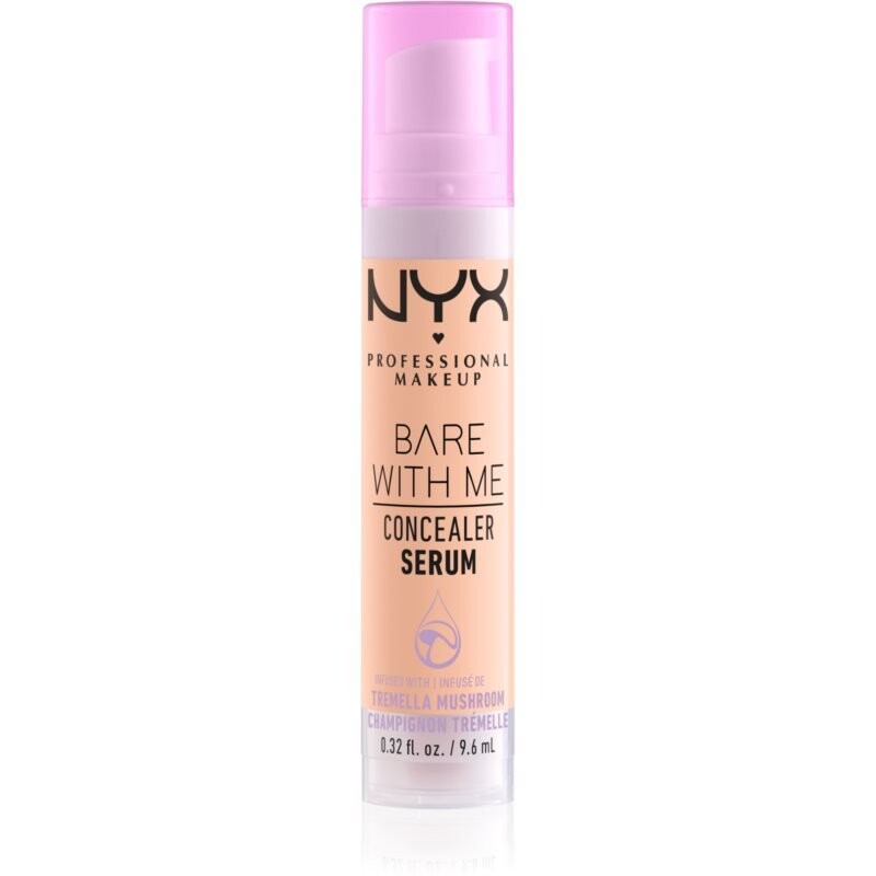 

NYX Professional Makeup Bare With Me Concealer Serum увлажняющий консилер 2 в 1 оттенок 2.5 Medium Vanilla 9,6 мл