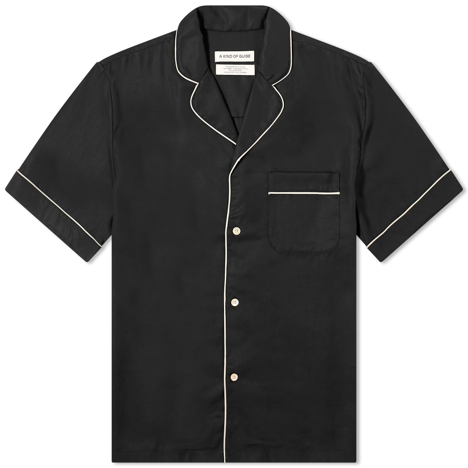 

Рубашка с коротким рукавом A Kind Of Guise Cesare Shirt, цвет Melted Black