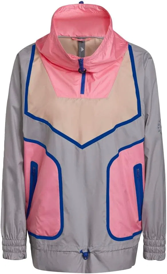 Куртка женская Adidas Half Zip, Light Onix / Ash Pearl / Easy Pink