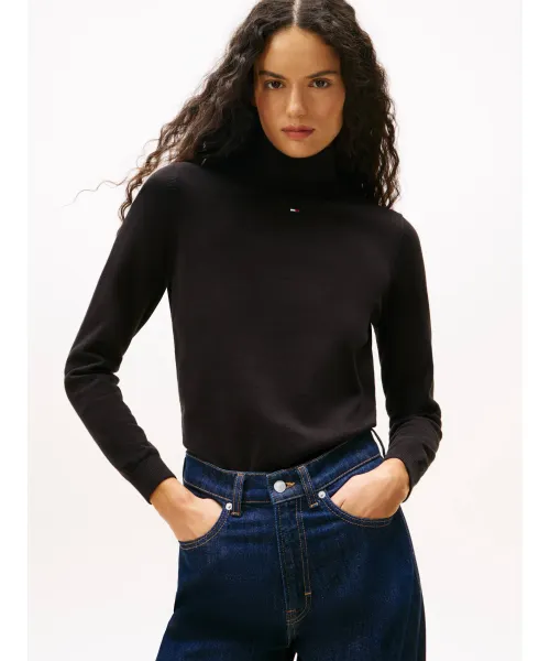 

Водолазка Regular fit Tommy Jeans, черный