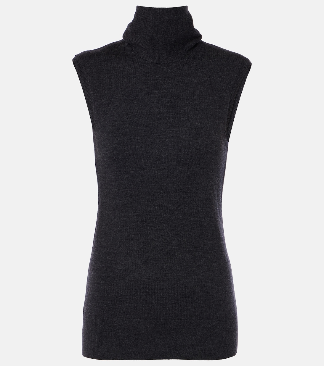 

Свитер с поясом из смесовой шерсти Toteme, Dark Grey Melange