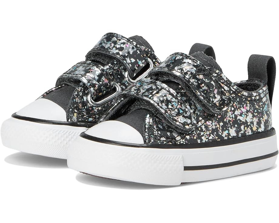 

Кроссовки Converse Kids Chuck Taylor All Star Glitter Easy-On, цвет Dark Matter/White/Black