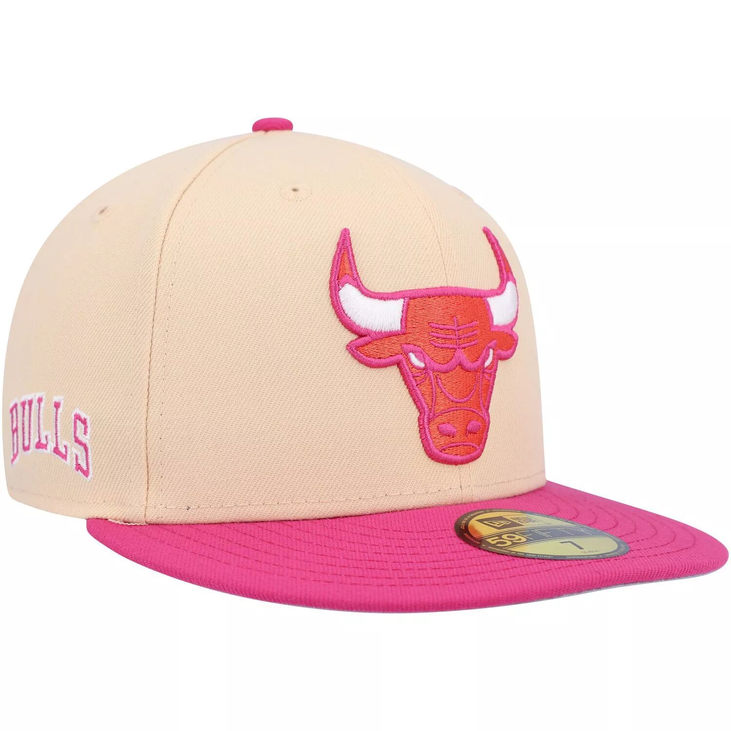 

Мужская приталенная шляпа New Era оранжево-розовая Chicago Bulls Passion Mango 59FIFTY