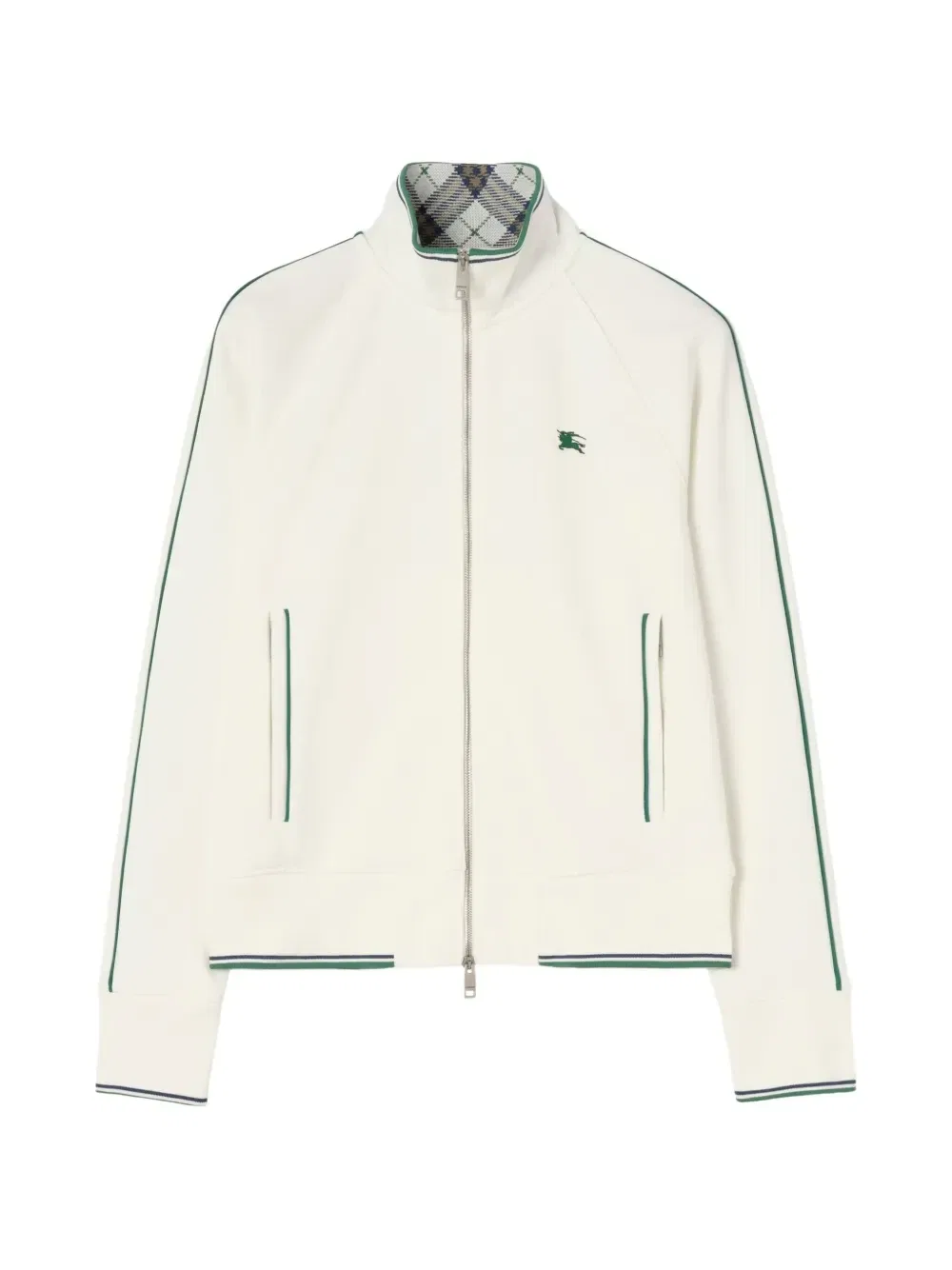Теннисная куртка BURBERRY, нейлон и хлопок, белый