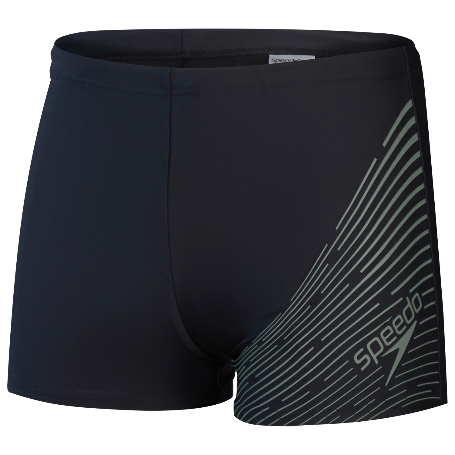 

Плавки Speedo Medley Logo Aquashort, цвет Black/Country Green