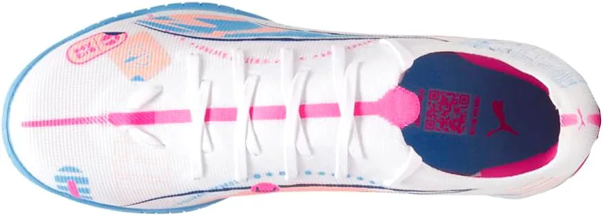 Мужские футбольные бутсы PUMA Ultra 5 Match Vol. Up Turf - белые, белый — фото 4