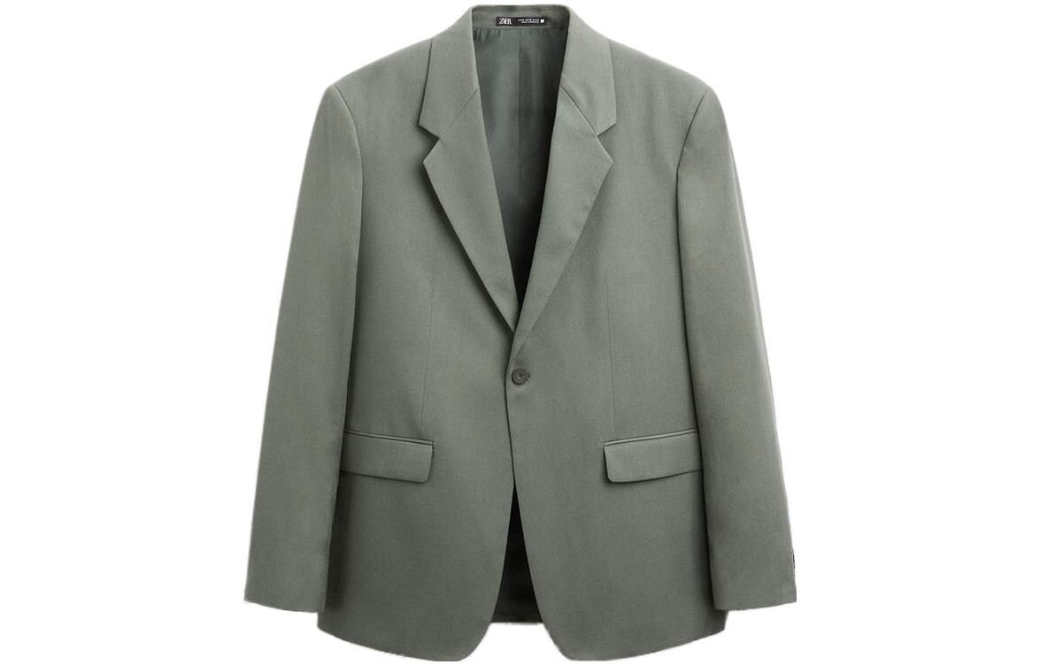 

Деловой костюм мужской зеленый Zara, зеленый