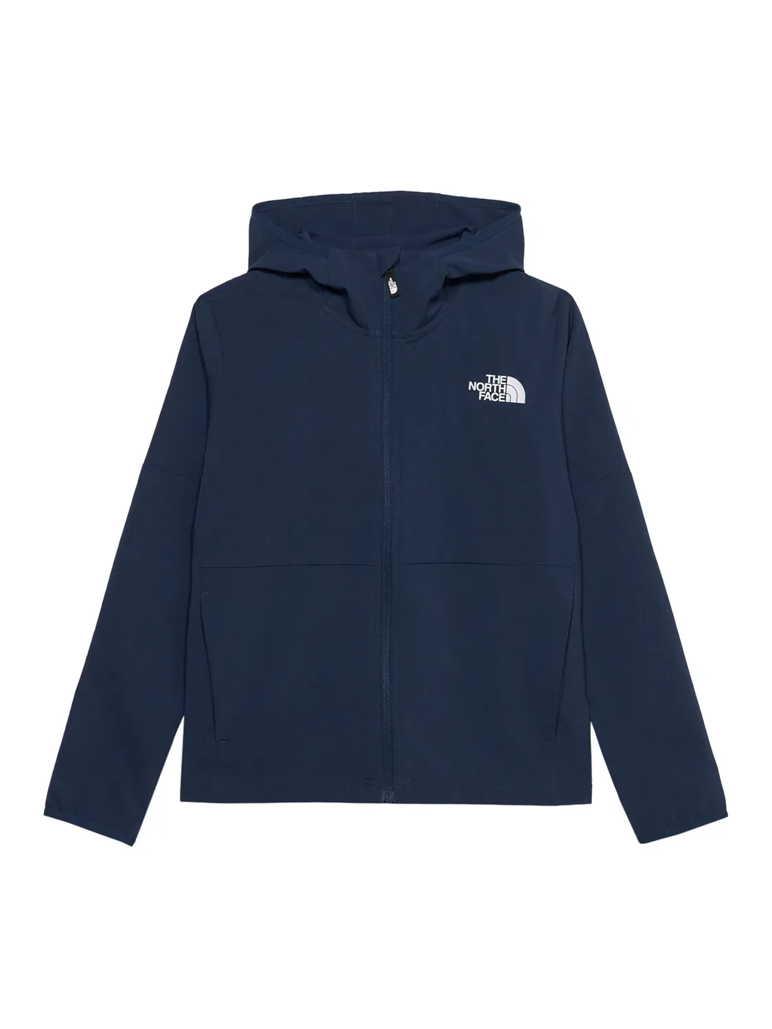 Спортивная толстовка на молнии с надписью 'НА ТРОПЕ' The North Face, Navy