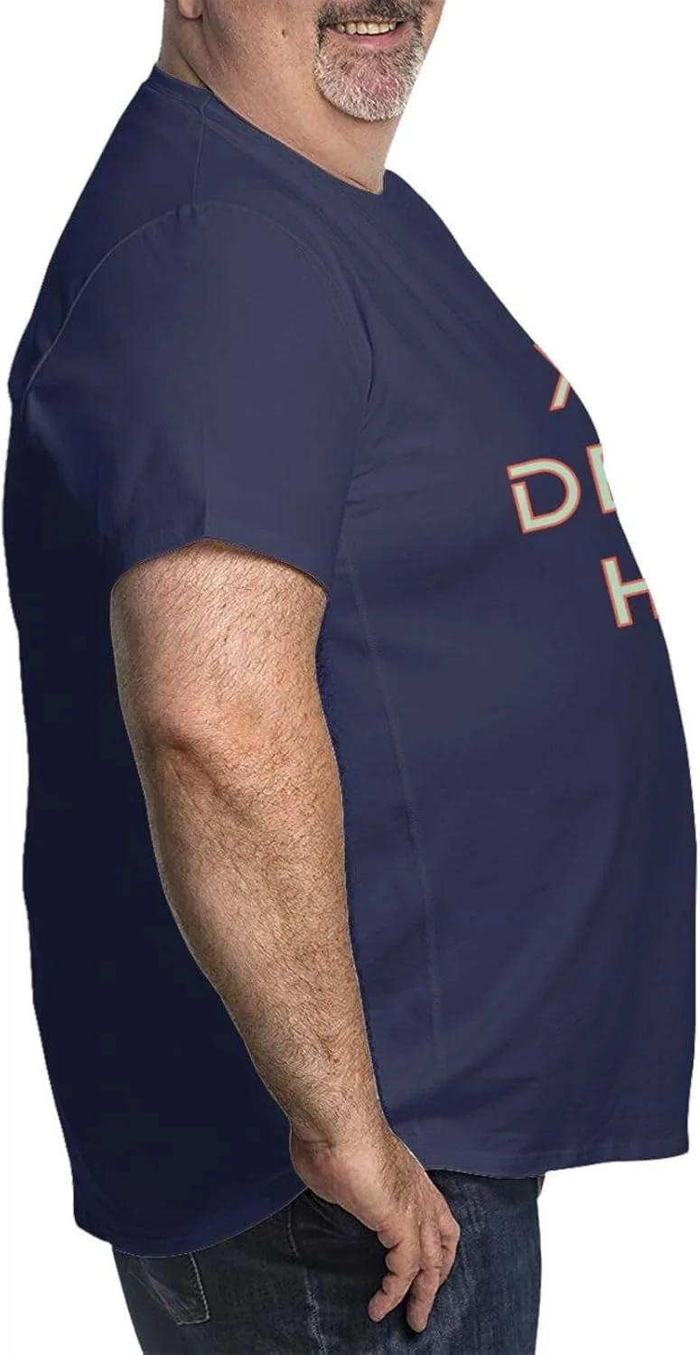 Футболка 6XL для мужчин Big and Tall с кастомным логотипом — фото 4