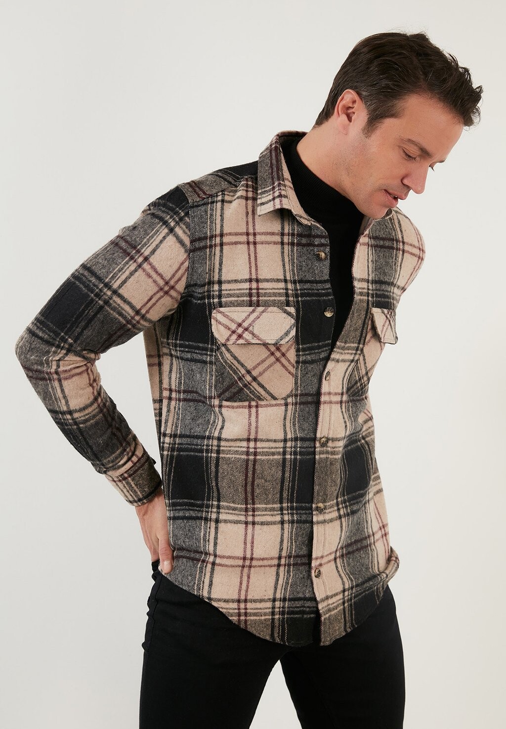 

Рубашка Double Pocket Buratti, черный