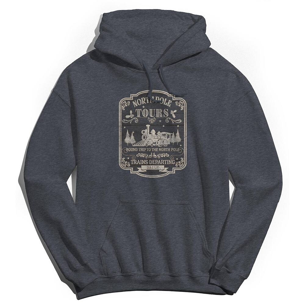 

Мужская толстовка с капюшоном для тура по Северному полюсу Licensed Character, цвет Dark Heather Grey