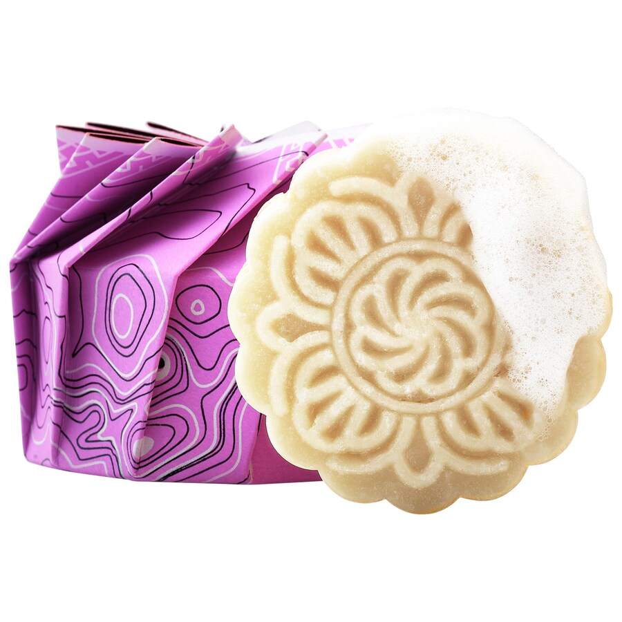 

Твердый шампунь для волос с добавлением рисовой воды Viori, 2.8 oz /80 g Hua Bliss: Strengthening Lavender Rice Water Shampoo Bar
