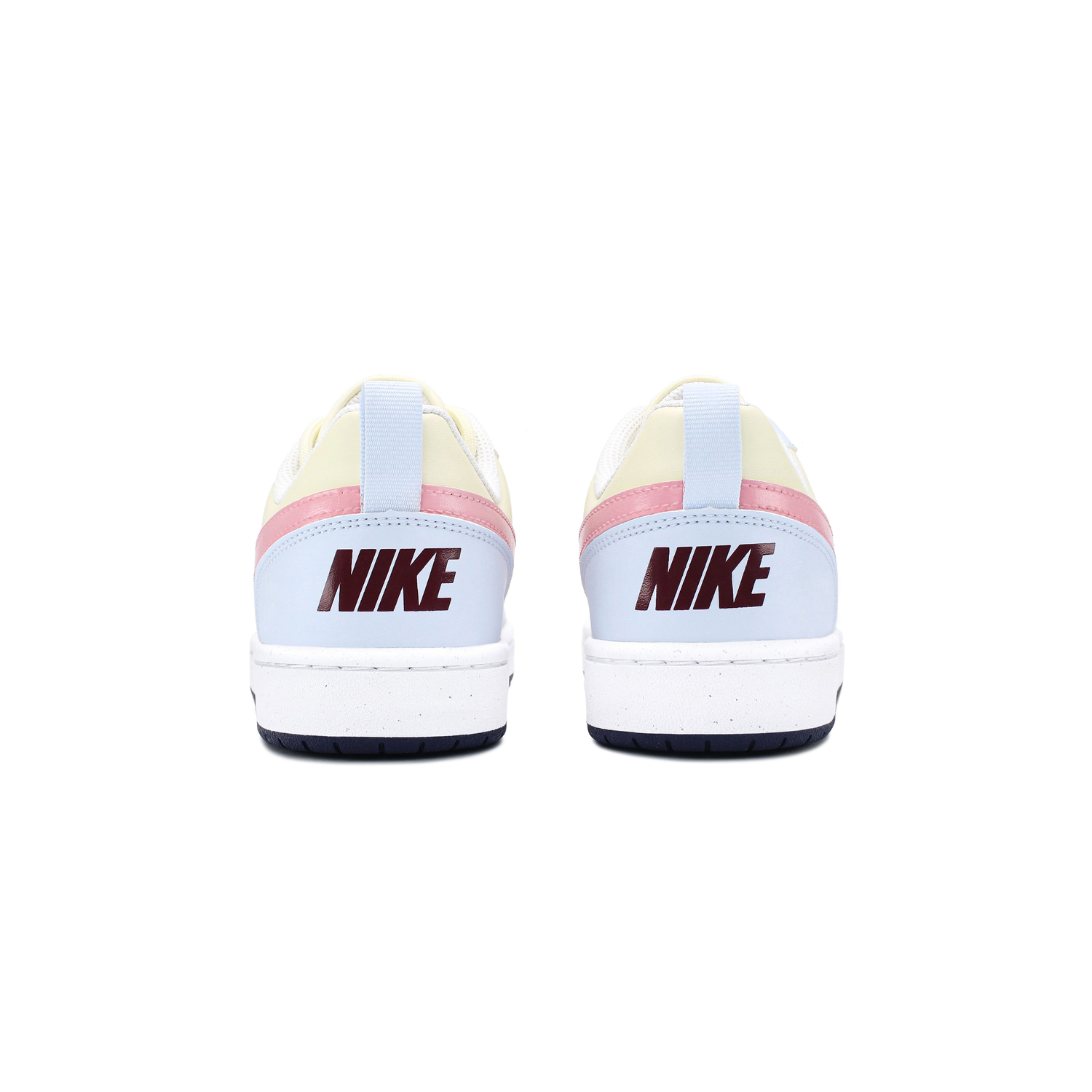 Кроссовки для скейтбординга Court Borough Kids' Grade School Nike, желто-сине-розовые — фото 4