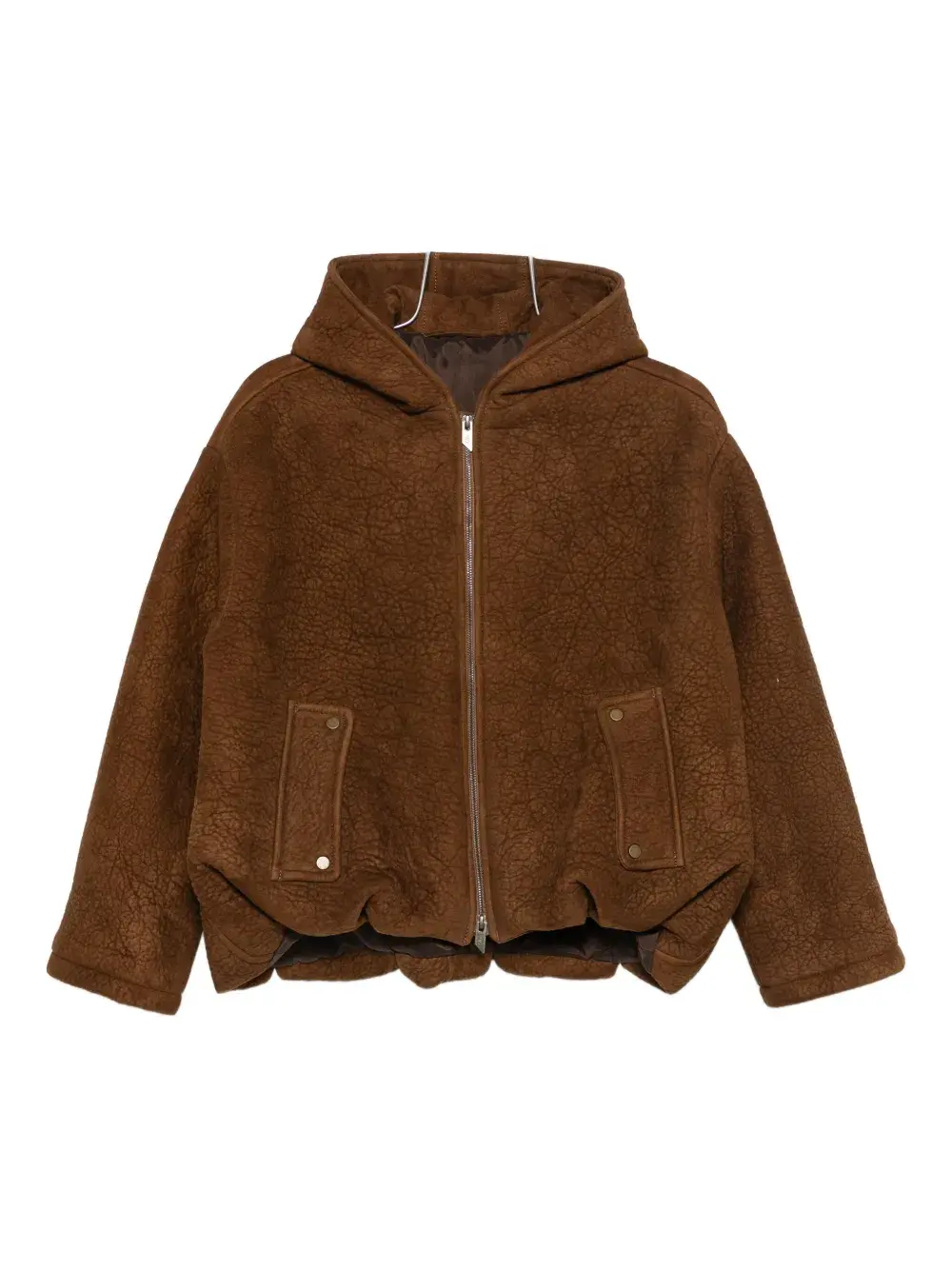 

Куртка с капюшоном на молнии Salvatore Santoro, коричневый