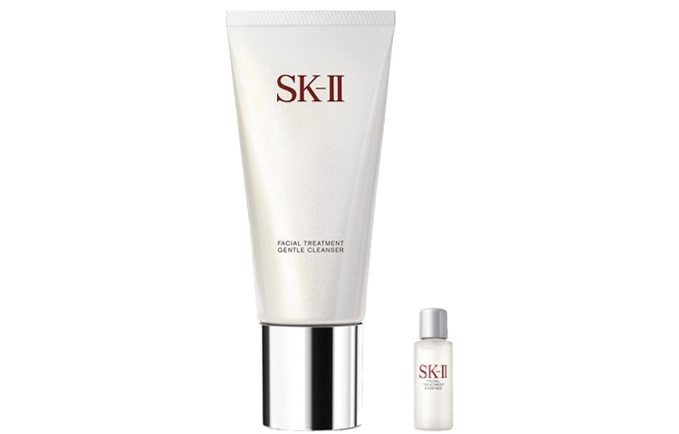 SK II Amino Acid очищающее средство, пенка для умывания и эссенция набор для ухода за кожей увлажняющий, питающий и очищающий 120г+10мл SK-II — фото 2