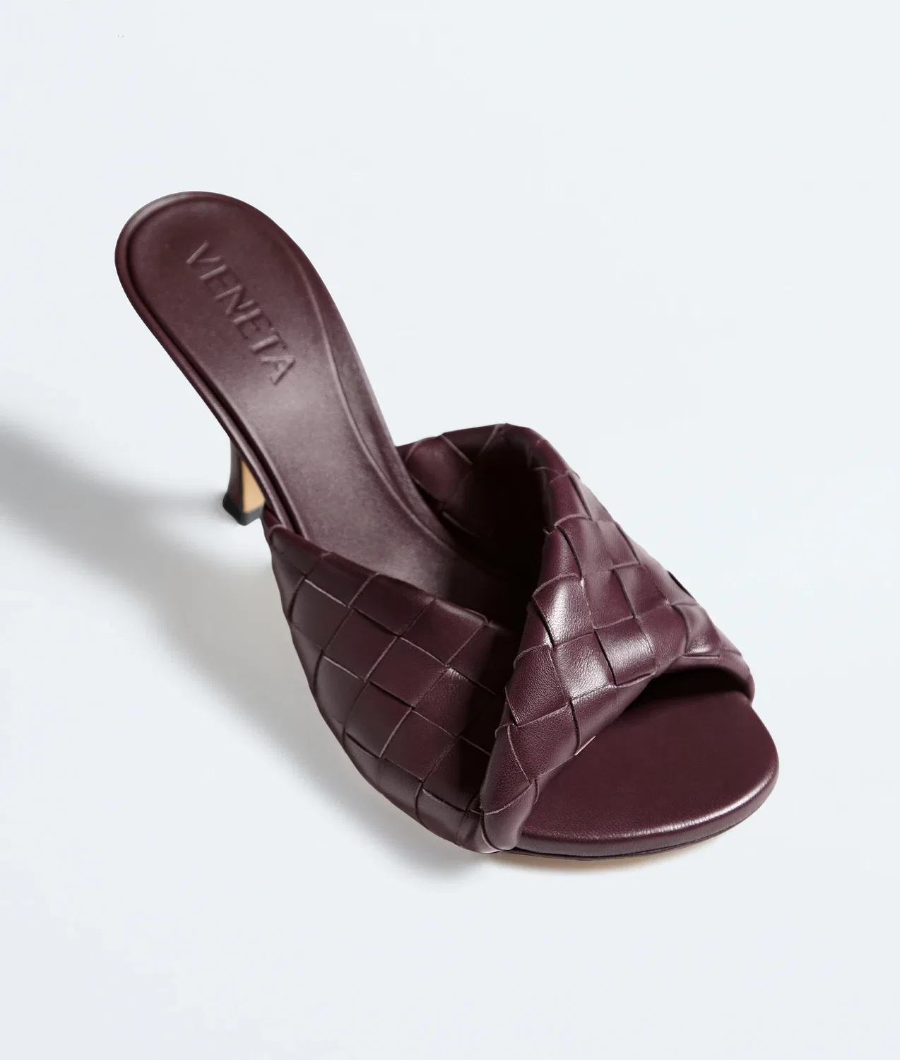 Мюли Blink BOTTEGA VENETA, бордовый — фото 4