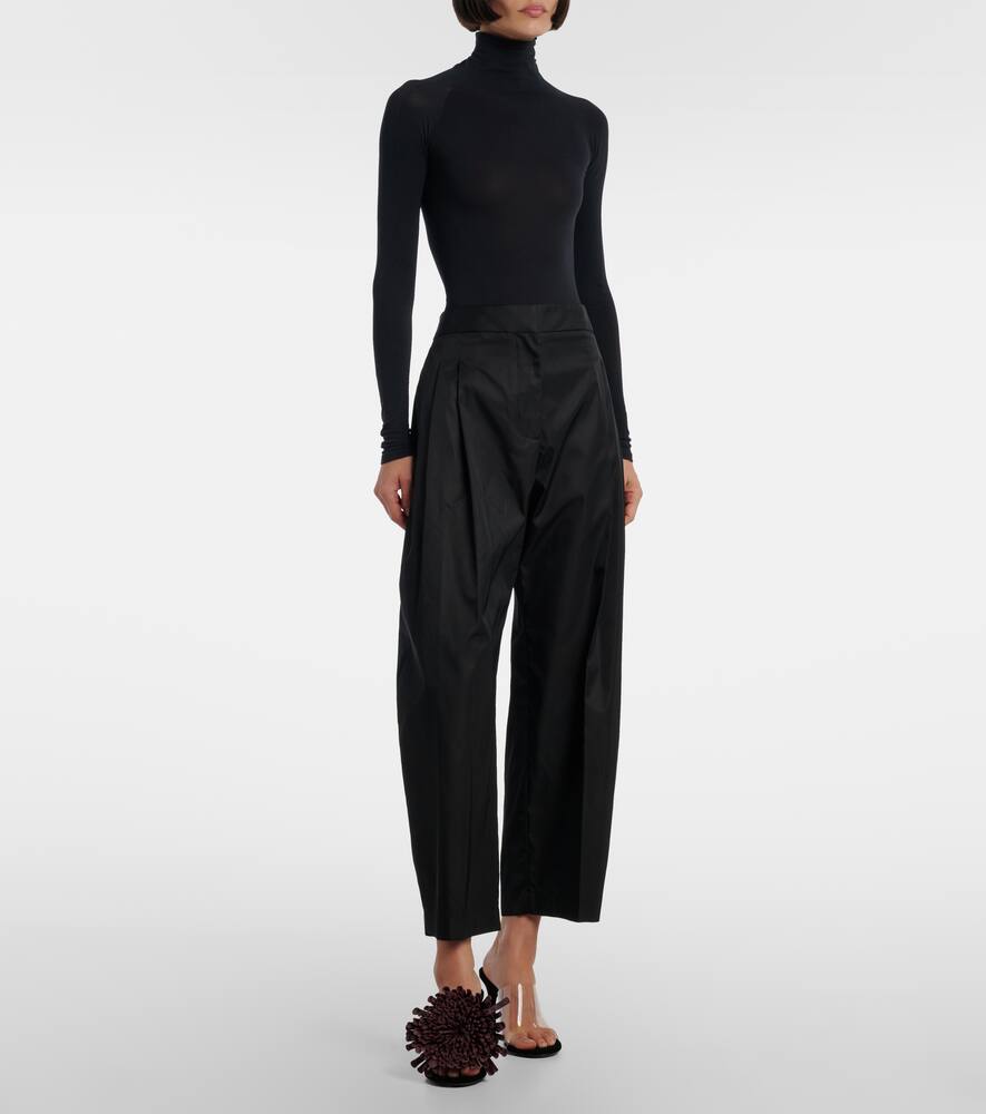 Асимметричные мюли с цветочной аппликацией Alaïa, Aubergine — фото 3