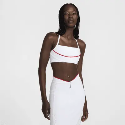 

Спортивный бюстгальтер Nike x Jacquemus, цвет White/University Red