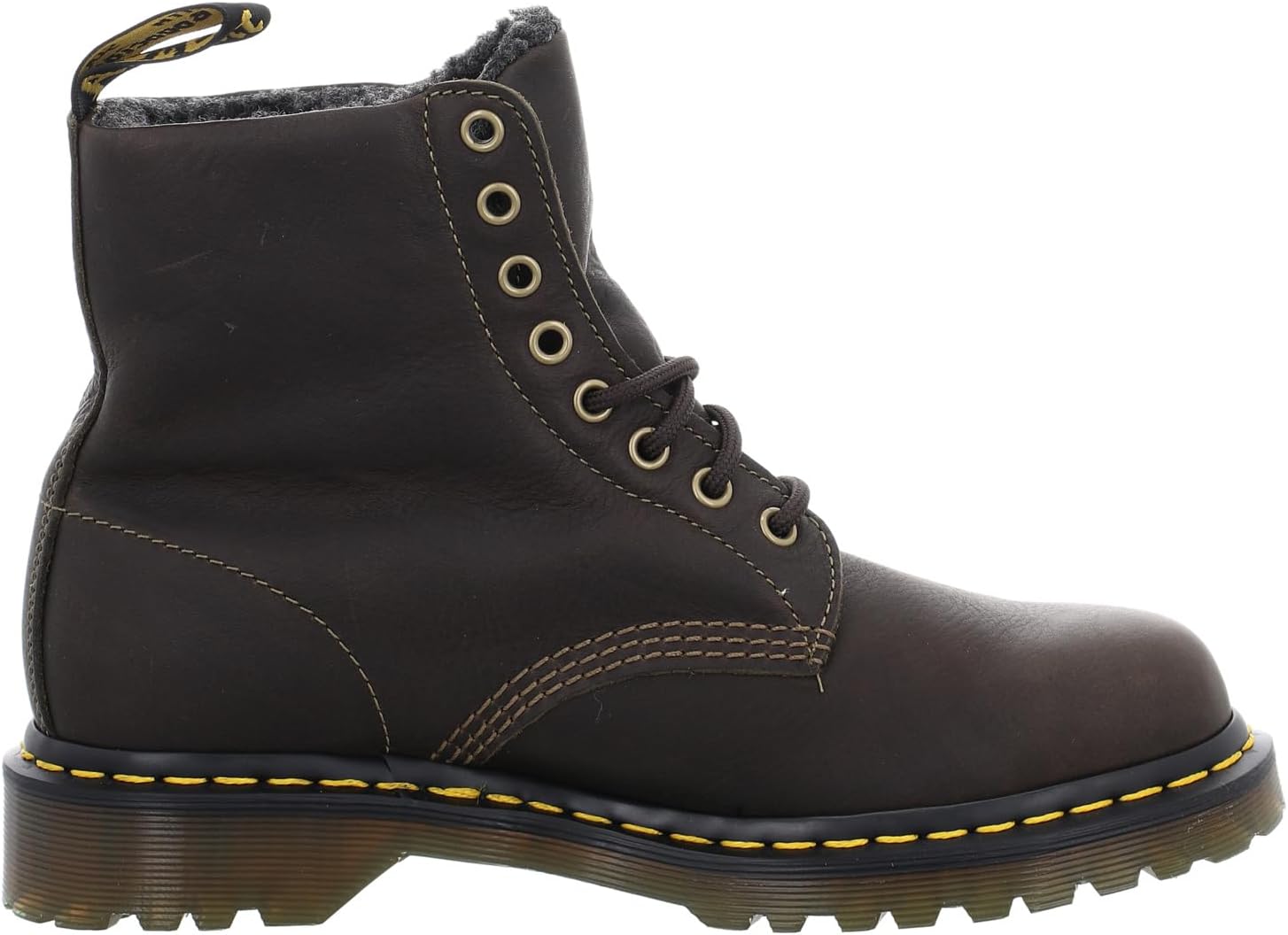 Ботинки Dr. Martens Unisex-Adult 1460 из искусственной кожи гризли с подкладкой, Dms Olive — фото 3