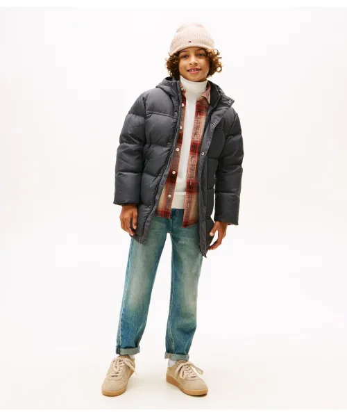 

Пуховик Regular fit Tommy Hilfiger, серый