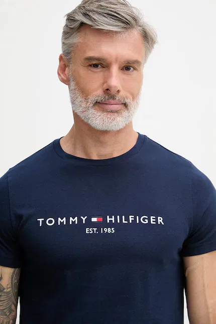 Футболка классическая Tommy Hilfiger, синий — фото 4