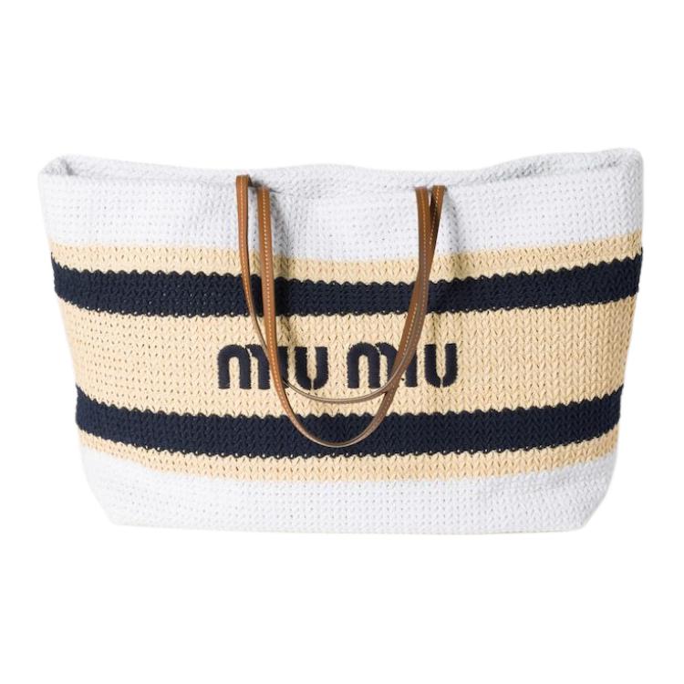 

MIU MIU Хлопковая сумка-шопер