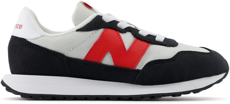 Детские кроссовки New Balance 237 V1 Bungee, красный/серый — фото 3