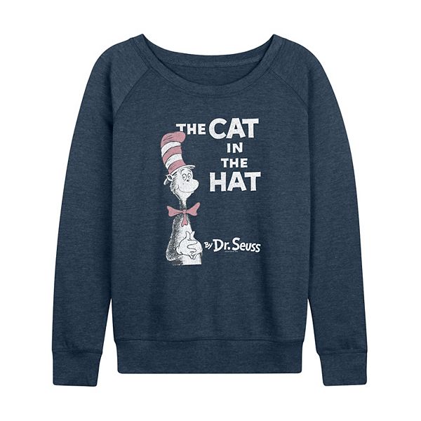 

Женская футболка с длинным рукавом the cat in the hat Dr. Seuss, Heather Indigo