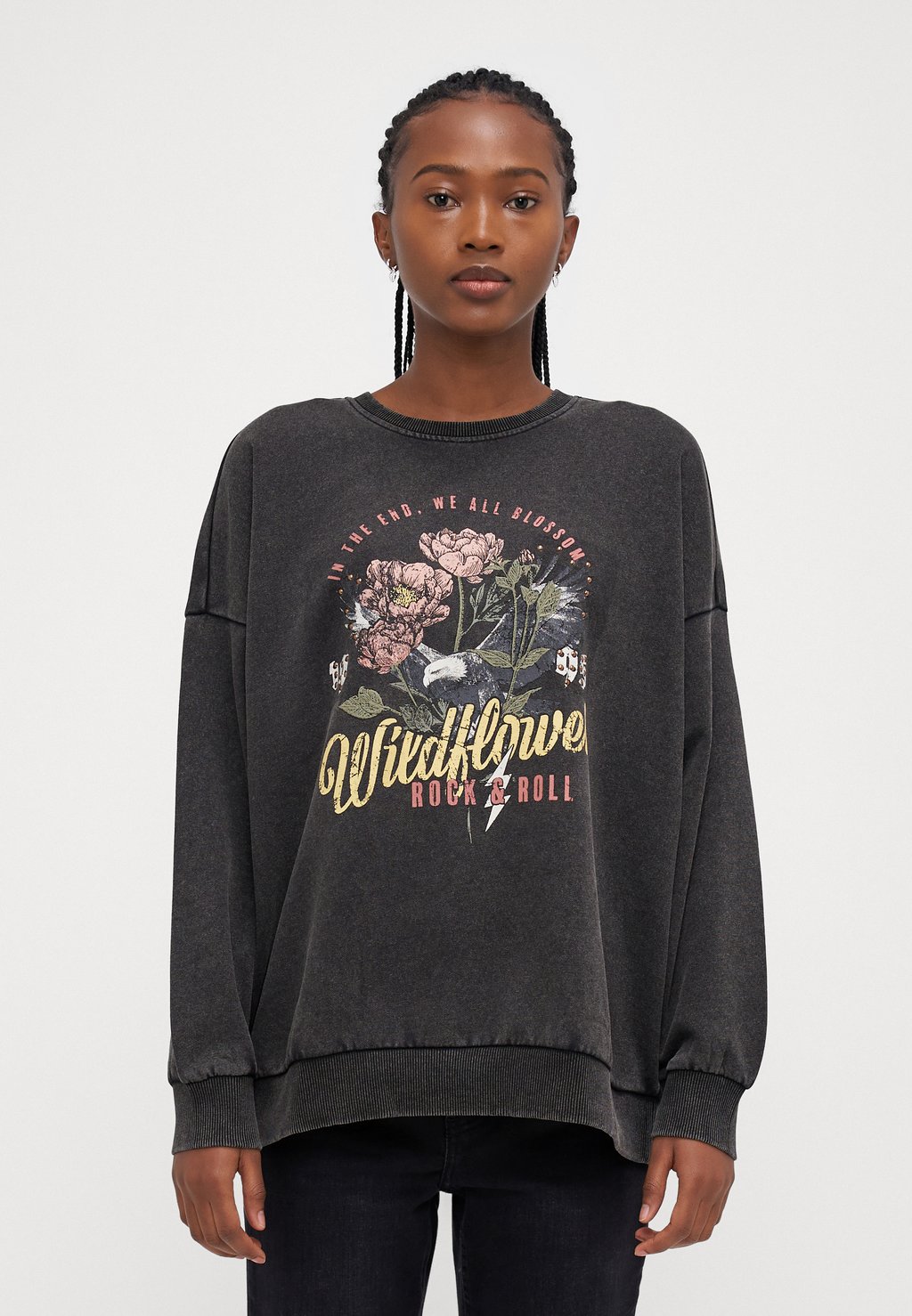 

Толстовка ONLLUCINDA WILD O NECK ONLY Petite, черный