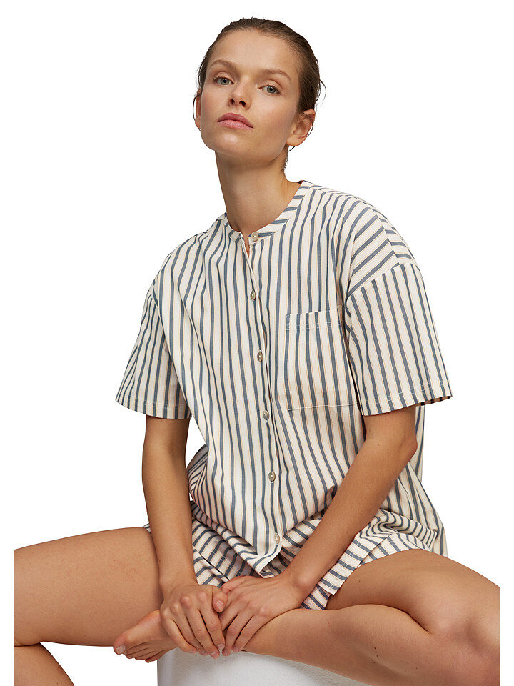 

Пижамный топ Marc O´Polo, цвет Creme/ Blau