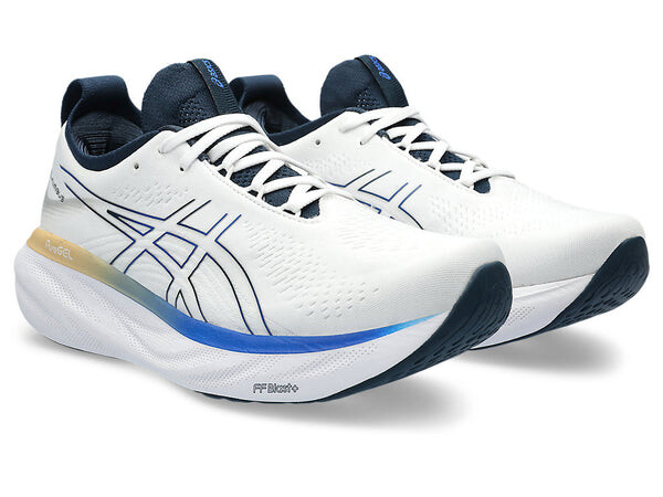 Кроссовки гель нимбус 25 обувь Asics, белый — фото 3