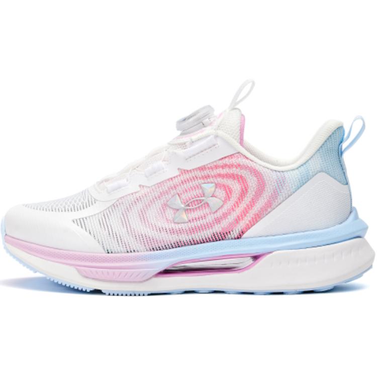 

Under Armour Низкие детские кроссовки для бега, белые с розовым верхом