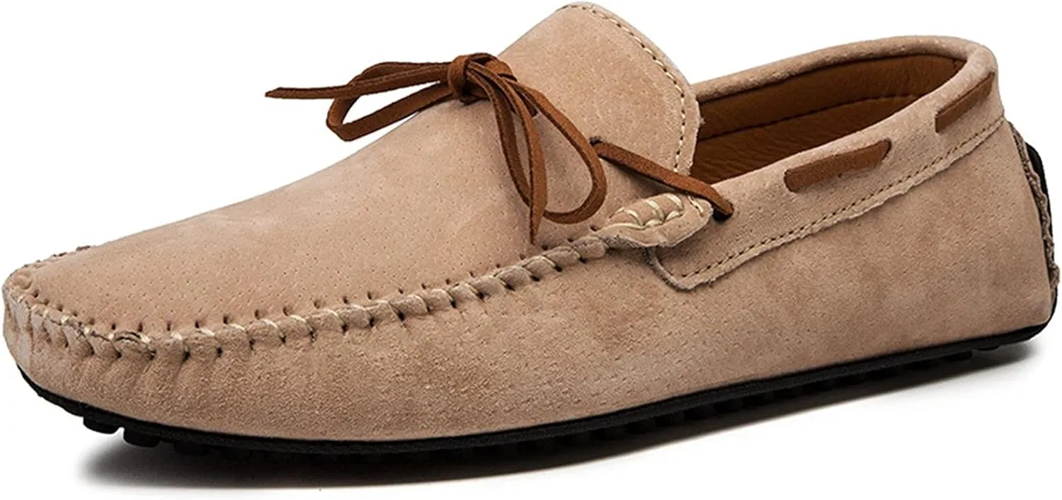 Лоферы мужские замшевые Khaki