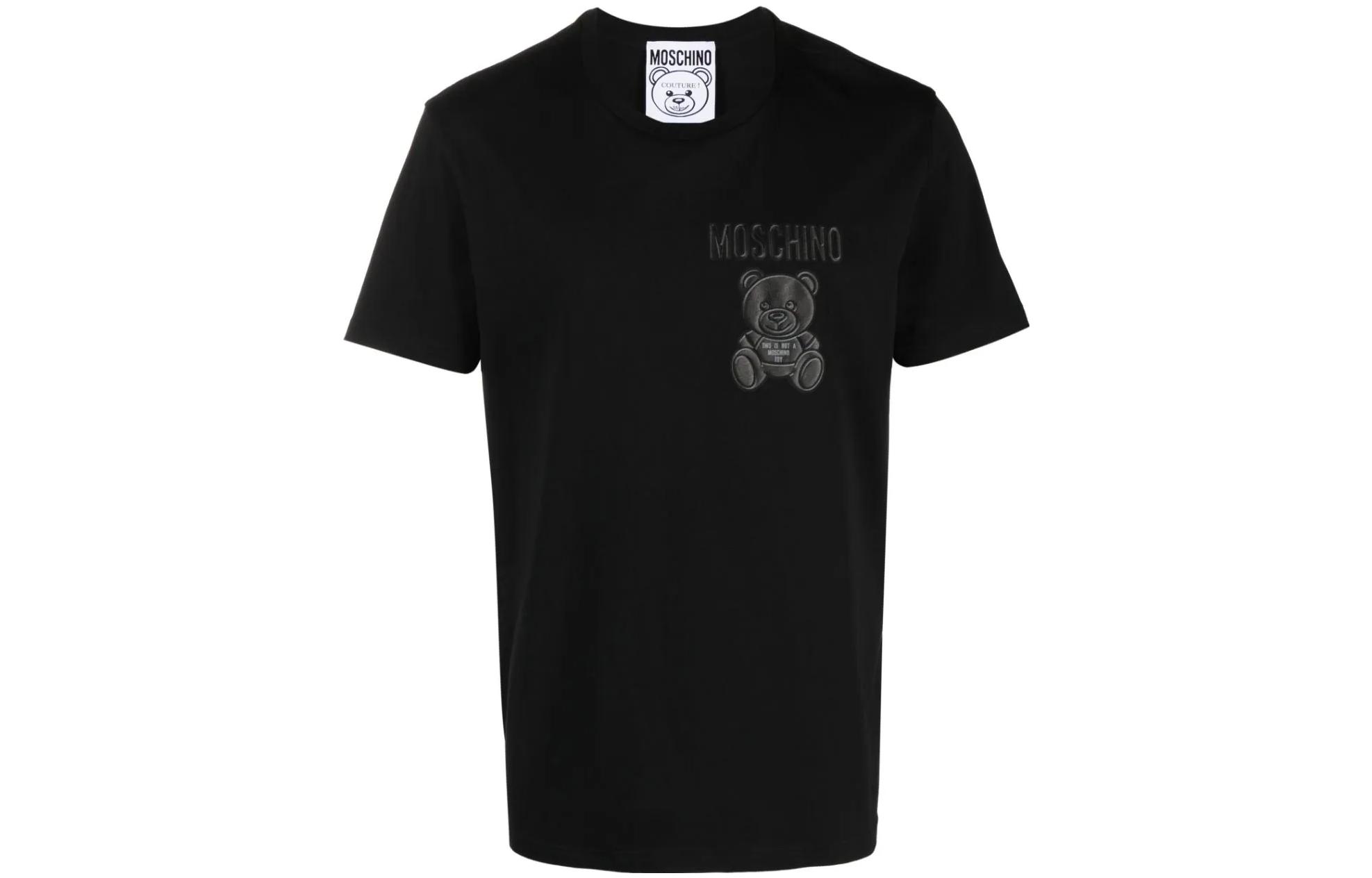 

Футболка мужская черная MOSCHINO