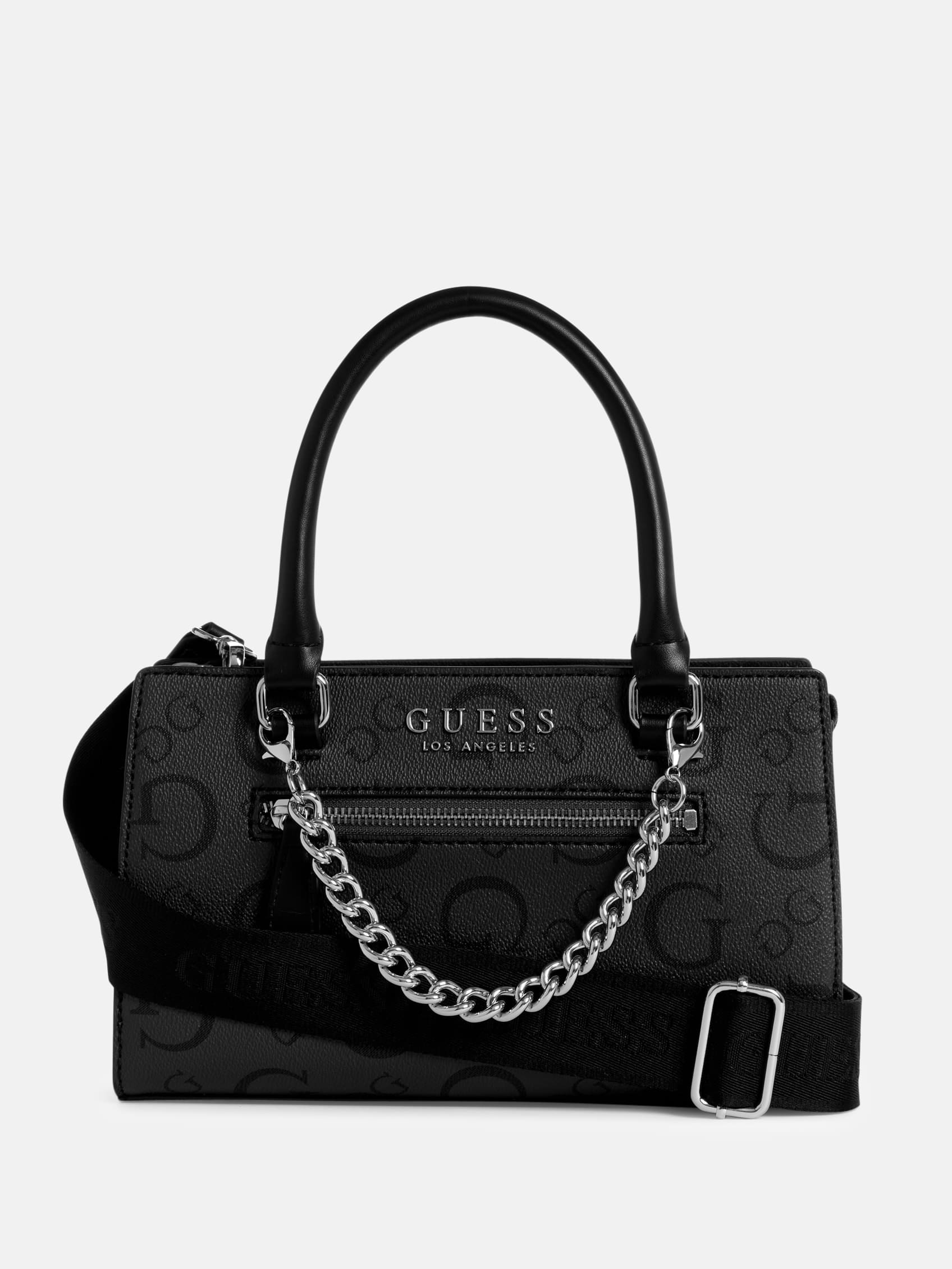 

Сумка-сафран Guess Factory, цвет coal