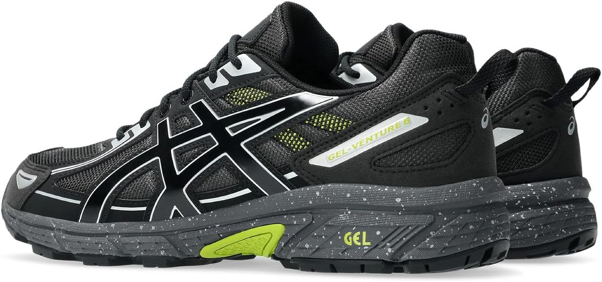 Мужские кроссовки ASICS Gel Venture 6, черный/серый — фото 2