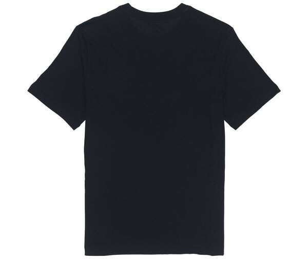Футболка Nike Sportswear Solid Color Embroidered Logo Micro Mark Round Neck Casual Short Sleeve Black, мультиколор — фото 2