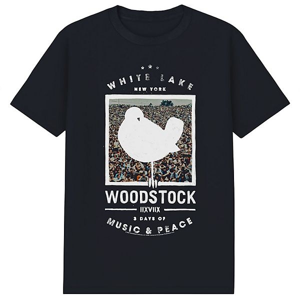 

Мужская футболка с принтом Woodstock Birds Eye View Licensed Character