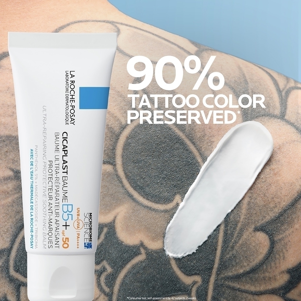 Cicaplast baume b5+ успокаивающий восстанавливающий бальзам spf 50 La Roche-Posay, 40 мл — фото 4