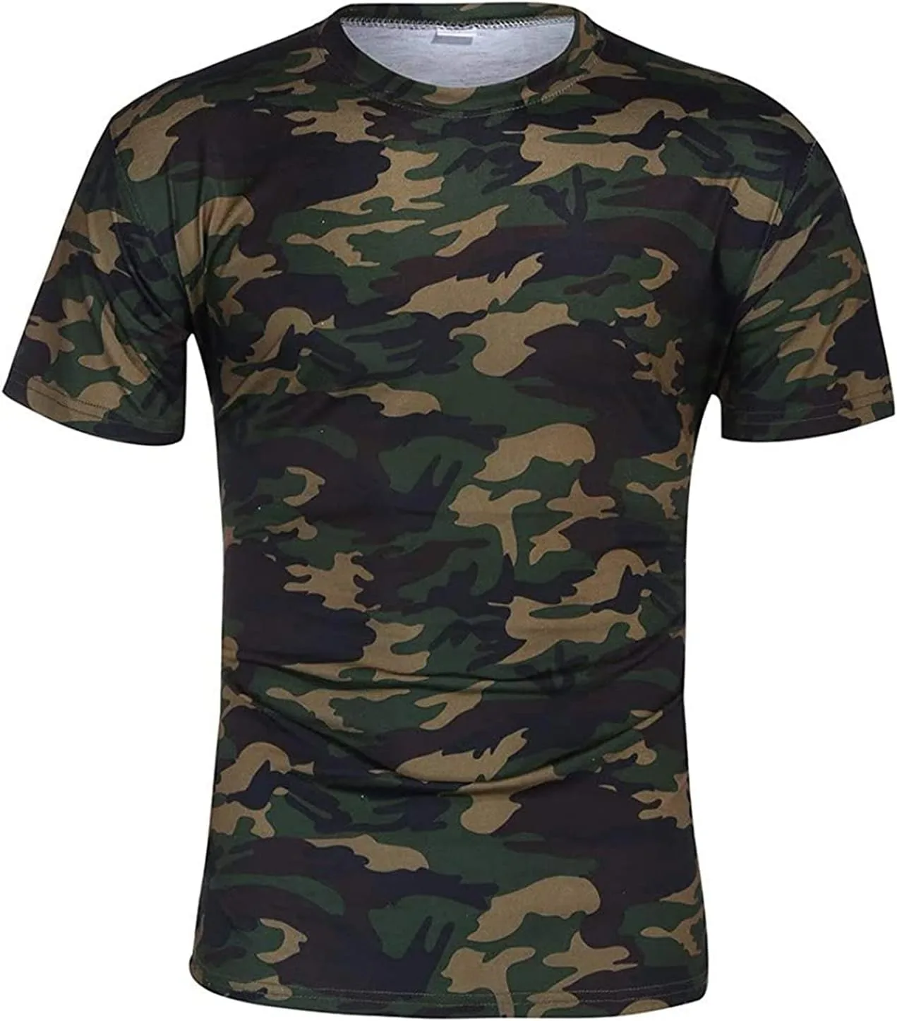 

Мужская камуфляжная футболка Casual Vintage Camo Maiyifu-GJ