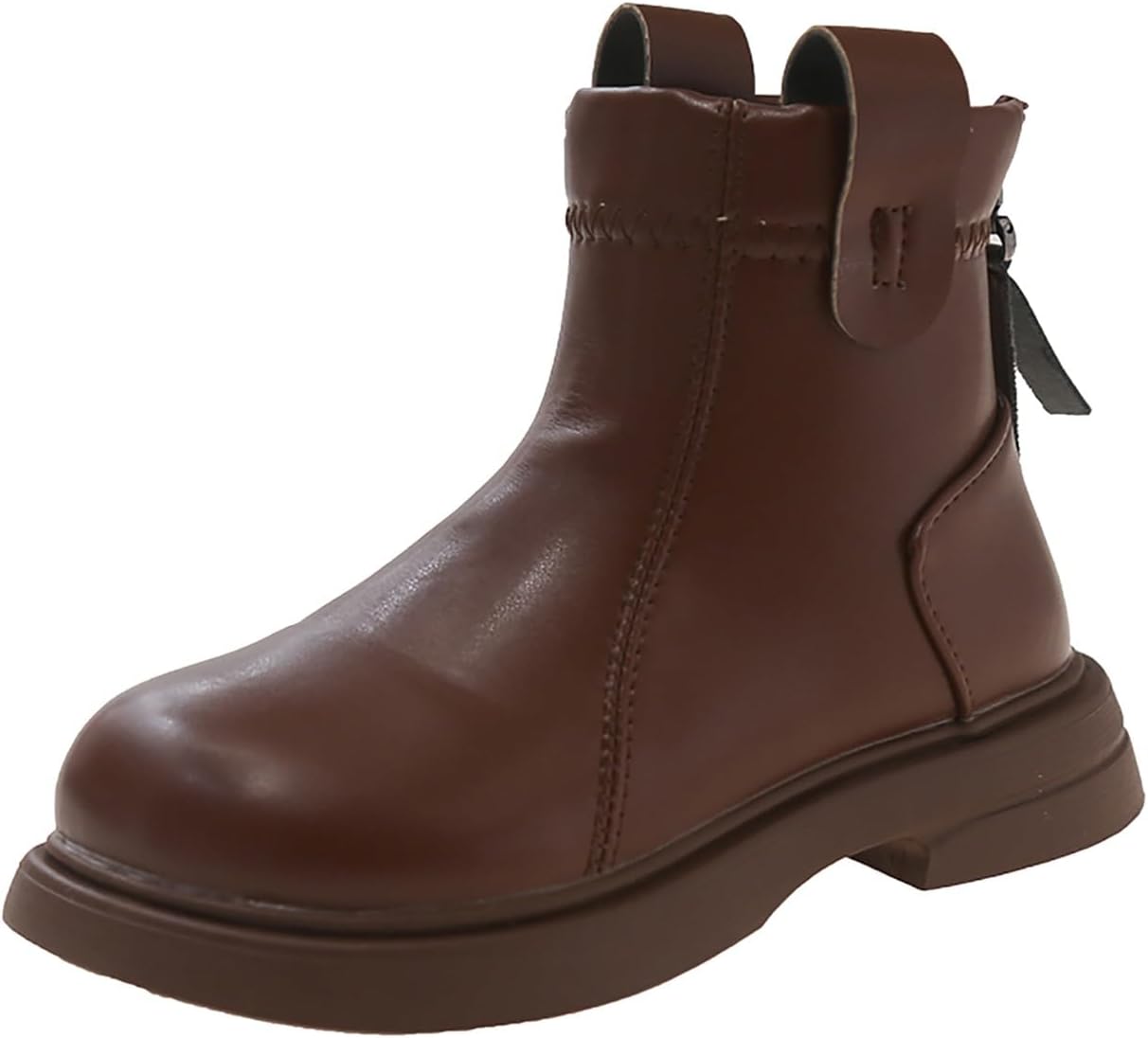 

IWIHMIV Детские сапоги для верховой езды, сапожки для малышей, детские сапоги для девочек, сапоги для детей, сапоги для мальчиков, ботильоны для девочек и мальчиков с задней молнией, Brown