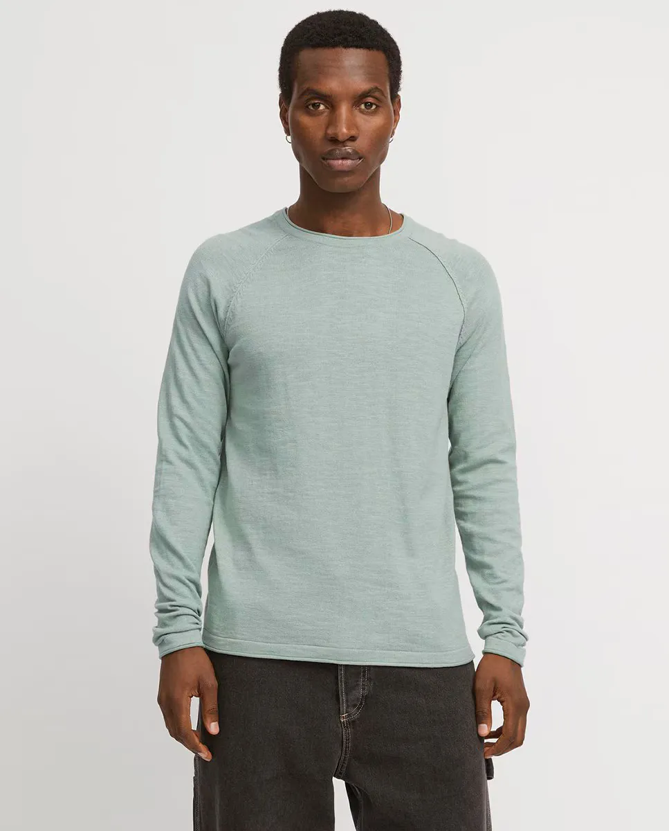 

Мужской вязаный свитер прямого кроя с длинными рукавами Jack & Jones, зеленый