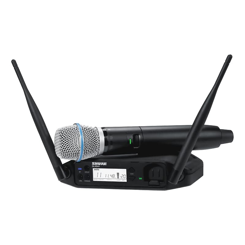 

Микрофон Shure GLXD24+/Beta87A Dual Band Digital Wireless Handheld System